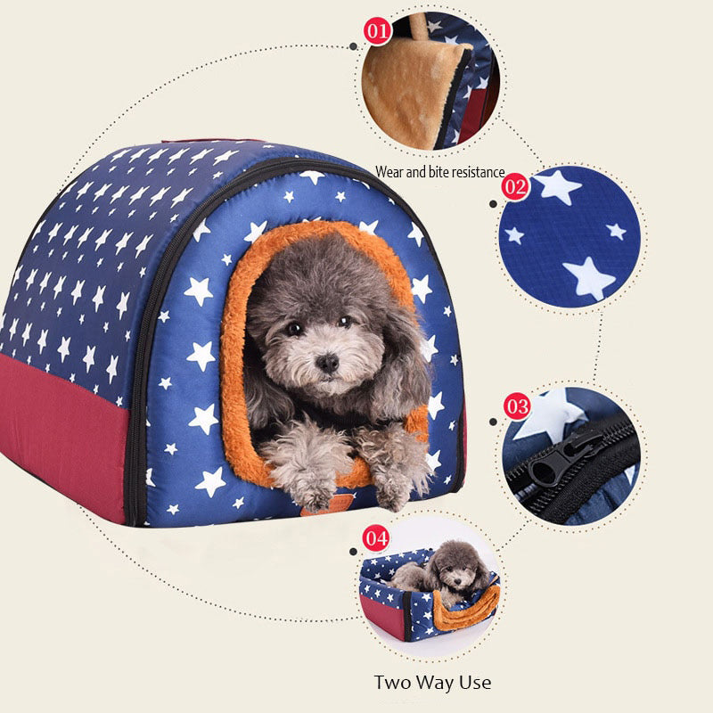 2-in-1 Warm Pet House