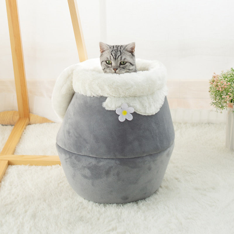 3-in-1 Honey Jar Cat Cave