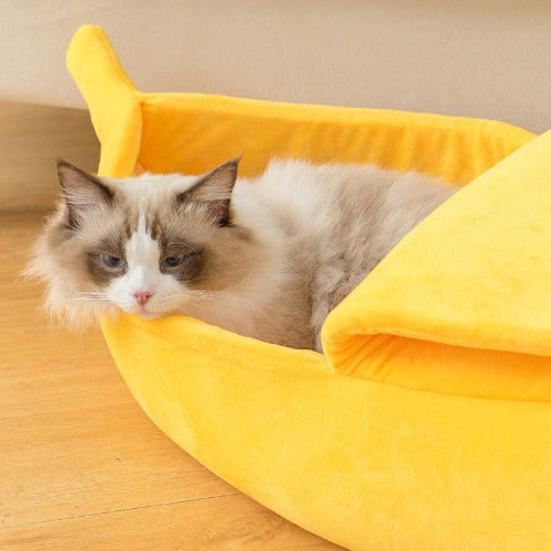 Banana Plush Pet Bed