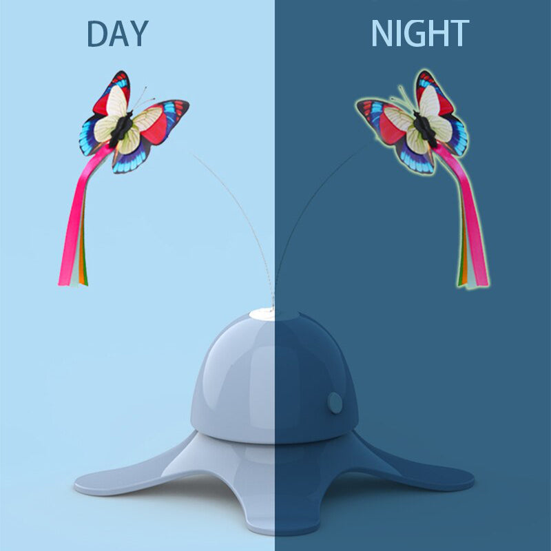 Electric Rotating Butterfly Cat Toy