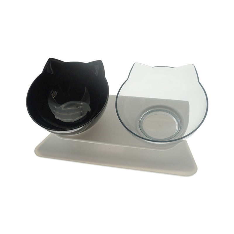 Elevated Cat Shaped Feeding Bowl