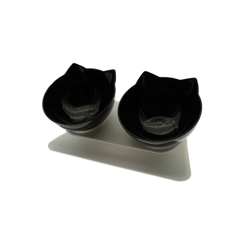 Elevated Cat Shaped Feeding Bowl