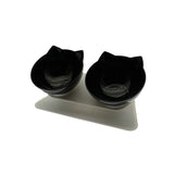 Elevated Cat Shaped Feeding Bowl