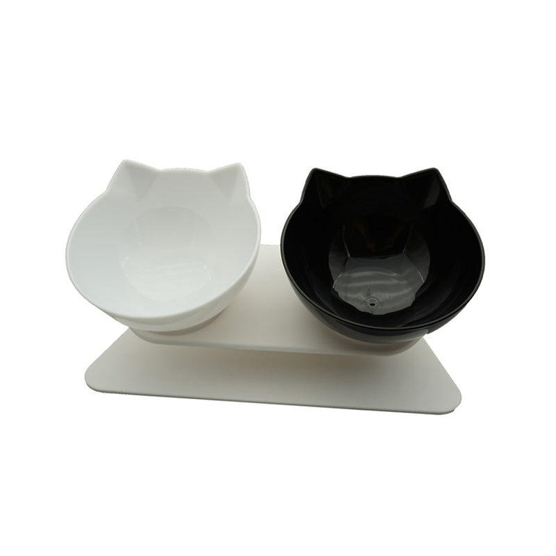 Elevated Cat Shaped Feeding Bowl