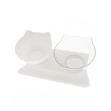 Elevated Cat Shaped Feeding Bowl