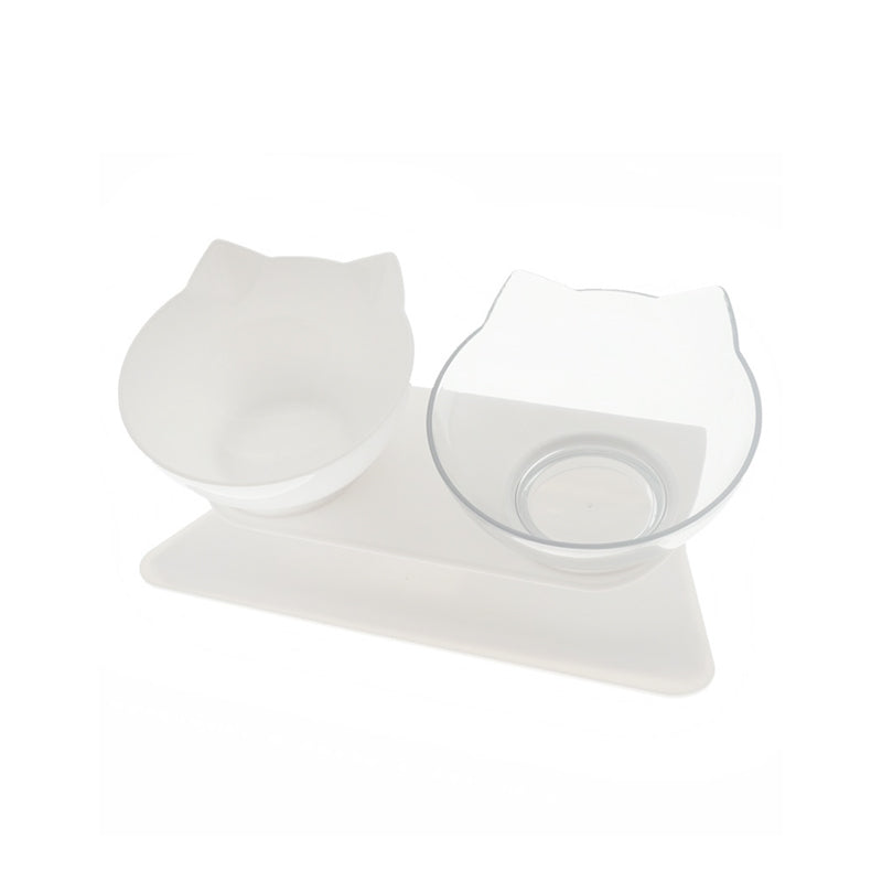 Elevated Cat Shaped Feeding Bowl