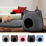 Felted Cat Cave