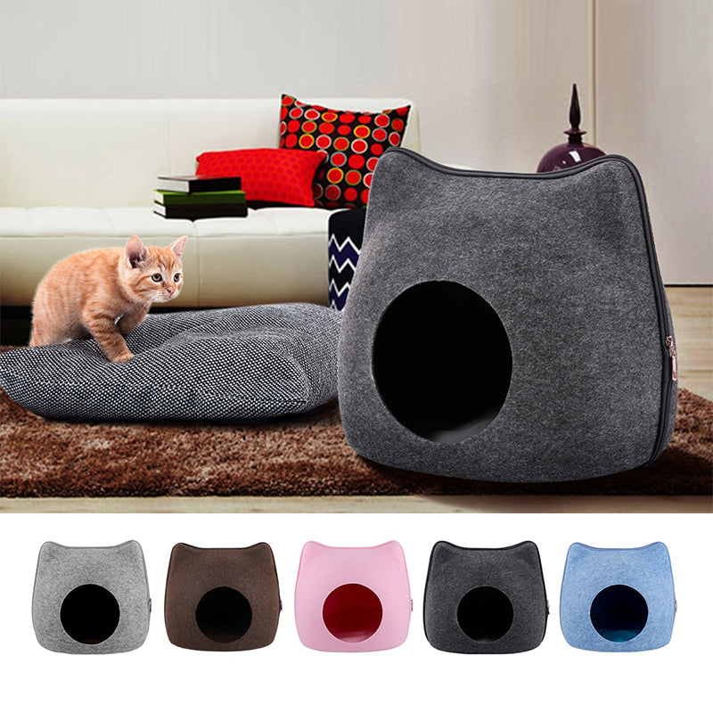 Felted Cat Cave
