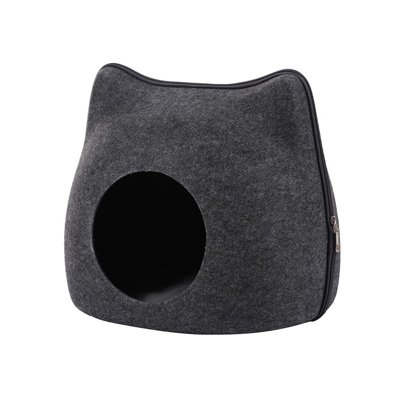 Felted Cat Cave