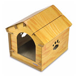 Foldable Pet House with Scratch Board