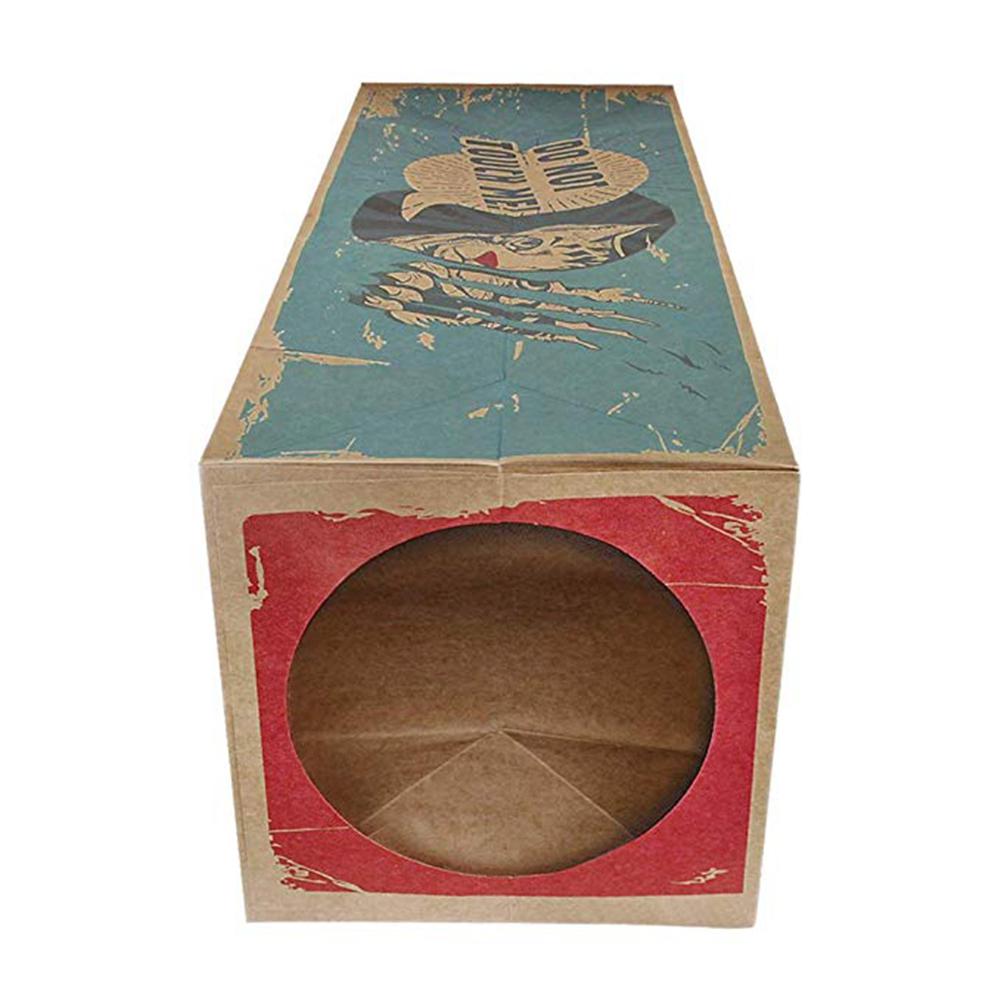 Funny Cardboard Cat Tunnel