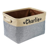 Personalized Dog Toy Basket