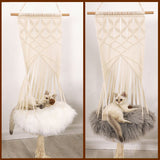 Handmade Boho Style Cat Swing