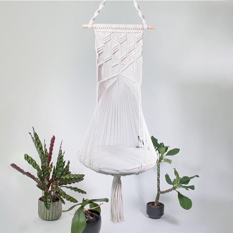Handmade Boho Style Cat Swing
