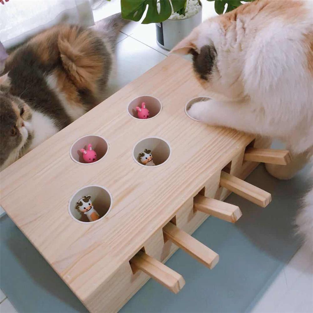 Interactive Wooden Whack-A-Mole