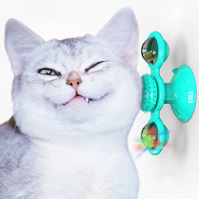 LED Rotatable Catnip Toy