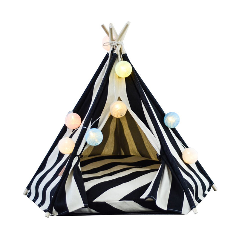 Linen Teepee Pet Tent