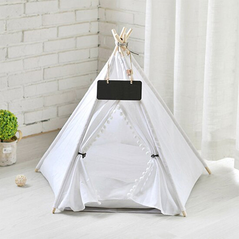 Linen Teepee Pet Tent