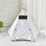 Linen Teepee Pet Tent