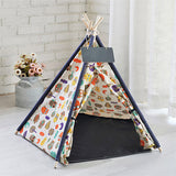 Linen Teepee Pet Tent