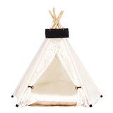 Linen Teepee Pet Tent