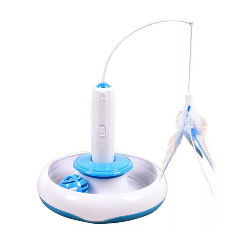 Multifunctional Electric Rotating Cat Teaser