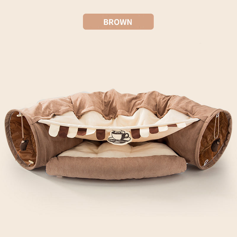 Multifunctional Interactive Cat Tunnel
