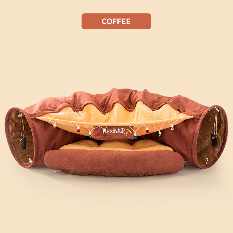 Multifunctional Interactive Cat Tunnel