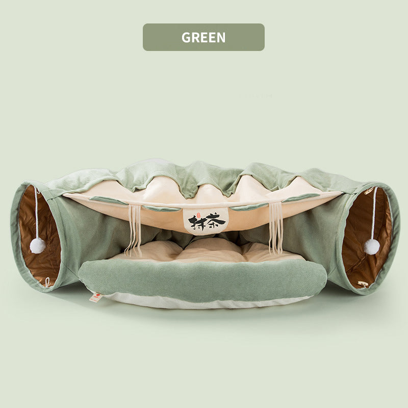 Multifunctional Interactive Cat Tunnel