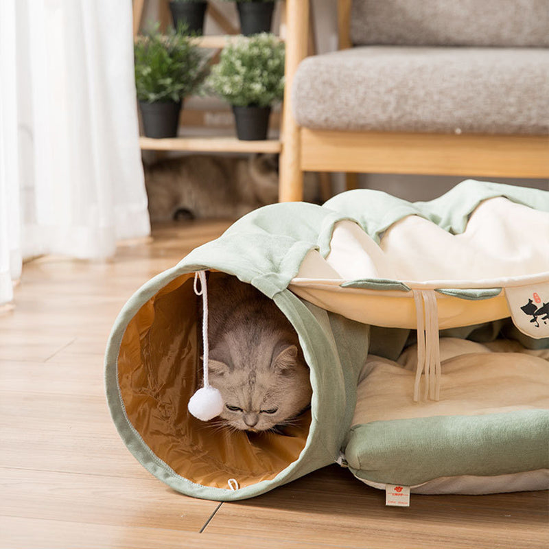 Multifunctional Interactive Cat Tunnel