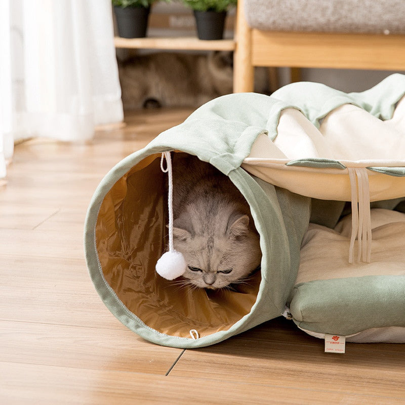 Multifunctional Interactive Cat Tunnel