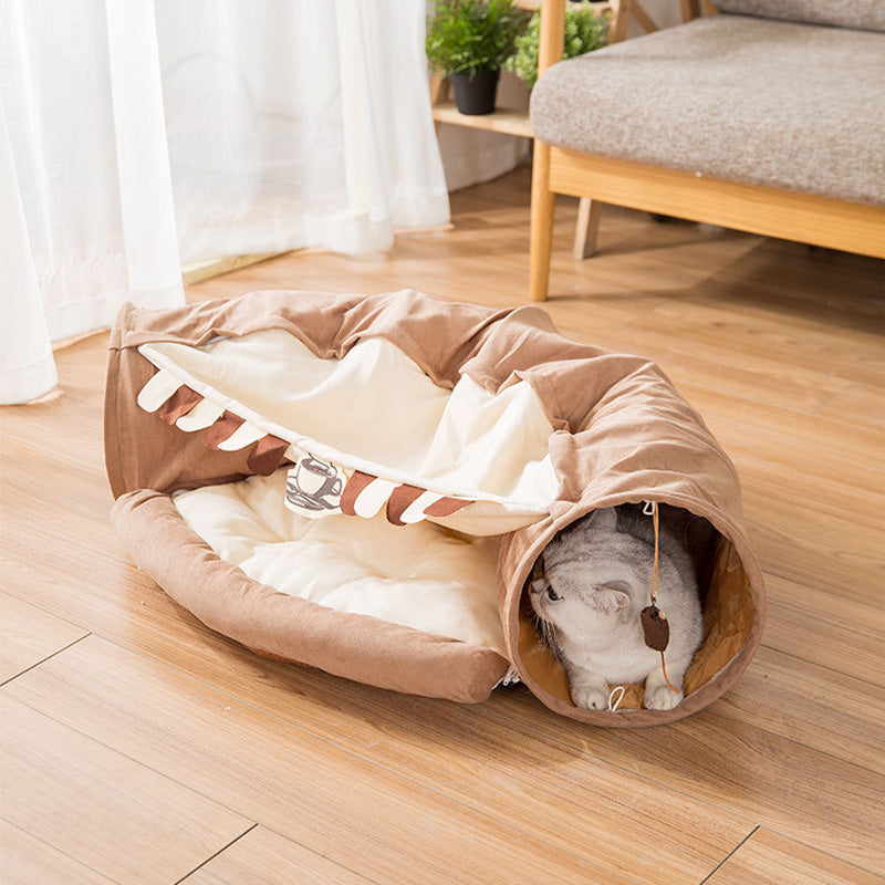 Multifunctional Interactive Cat Tunnel