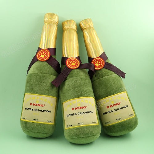 Novelty Champagne Dog Toy