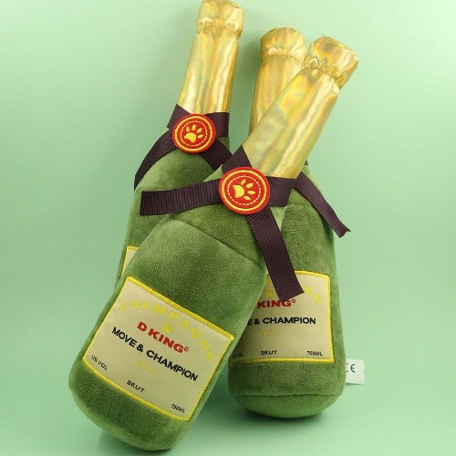 Novelty Champagne Dog Toy
