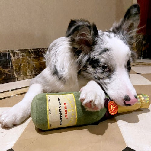 Novelty Champagne Dog Toy