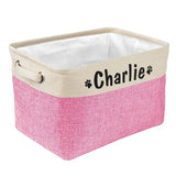 Personalized Dog Toy Basket