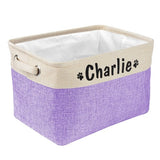 Personalized Dog Toy Basket