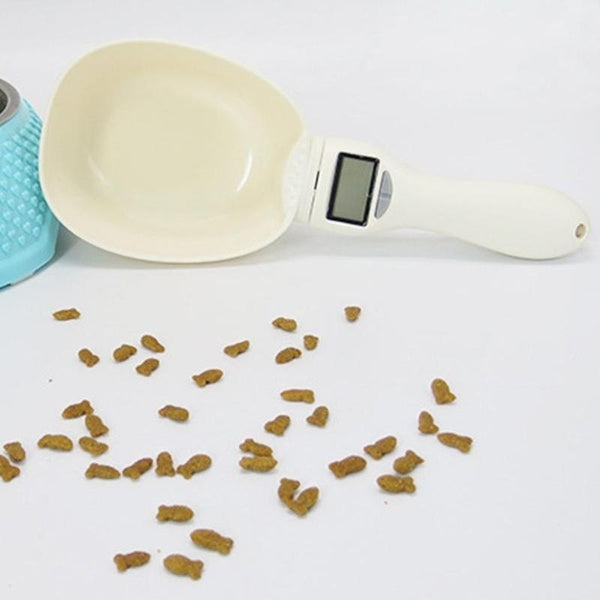 Scoop 'N Weigh Portable Pet Food Measuring Scoop