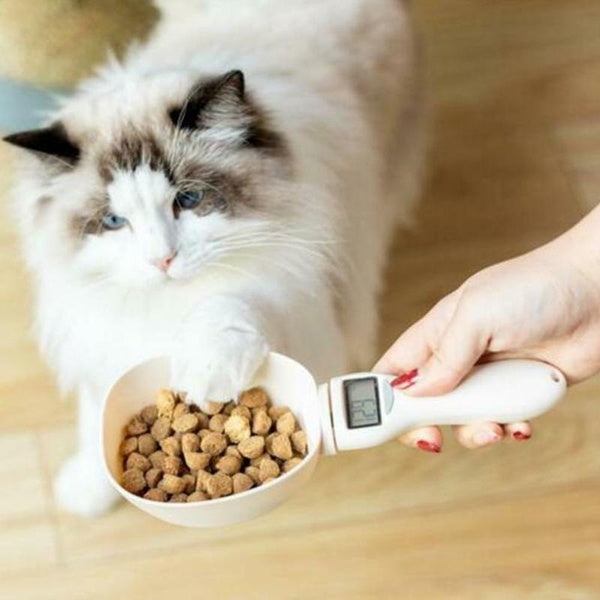 Scoop 'N Weigh Portable Pet Food Measuring Scoop