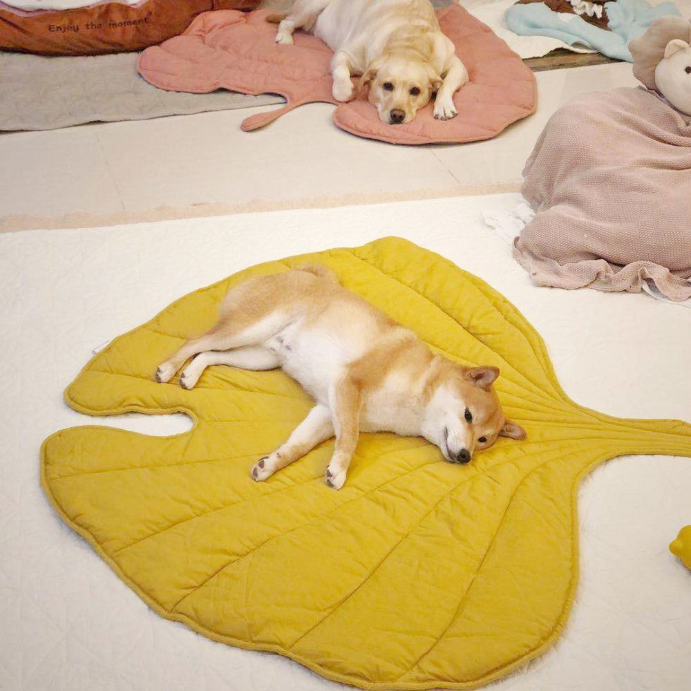 Silky-Soft Leaf Pet Mat