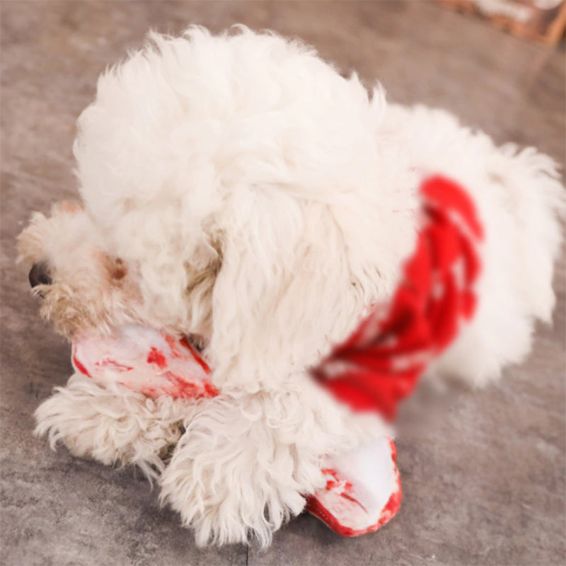 Squeaky Plush Foodie Toy